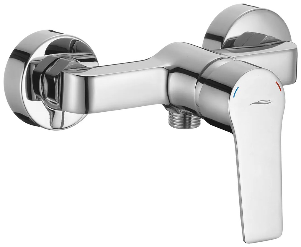 Kuchinox Borgo, nástenná sprchová batéria 150mm, chrómová, LAV-BKB_040D