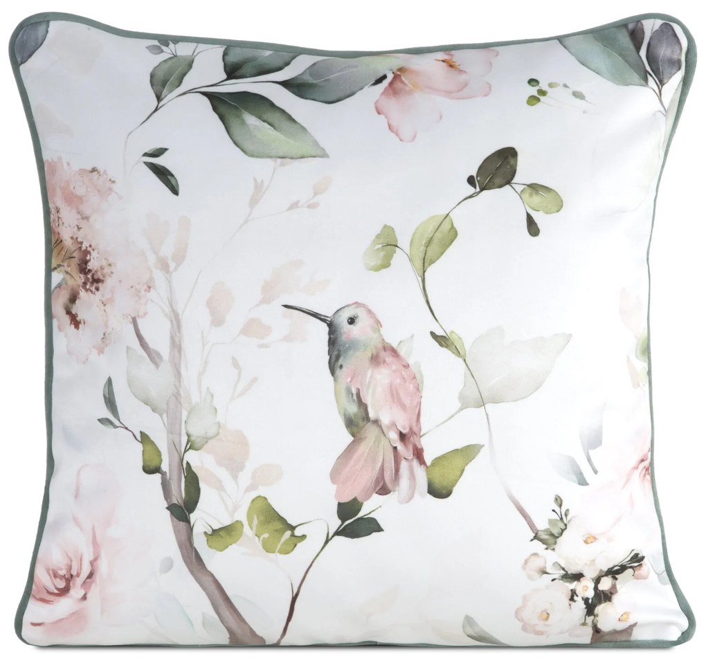 DEKORAČNÁ OBLIEČKA NA VANKÚŠ PREMIUM INEZ 45X45 CM KVETY