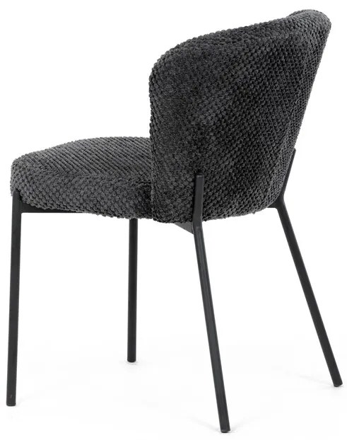 Autronic BONTEC Jedálenská stolička, sivá, látka bouclé, CT-W1077 GREY2 Farba: Ružová
