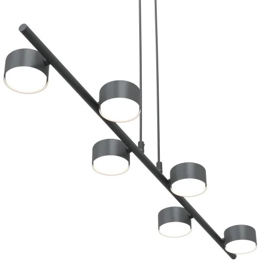 Luster na lanku SORA 6xGX53/12W/230V čierna