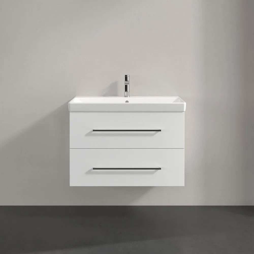 VILLEROY & BOCH Avento závesná skrinka pod umývadlo, 2 zásuvky, 780 x 452 x 514 mm, Crystal White, A89100B4