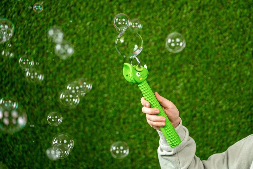 Fru Blu Mydlové bubliny – Lapač bublín DINO + 400 ml náplň