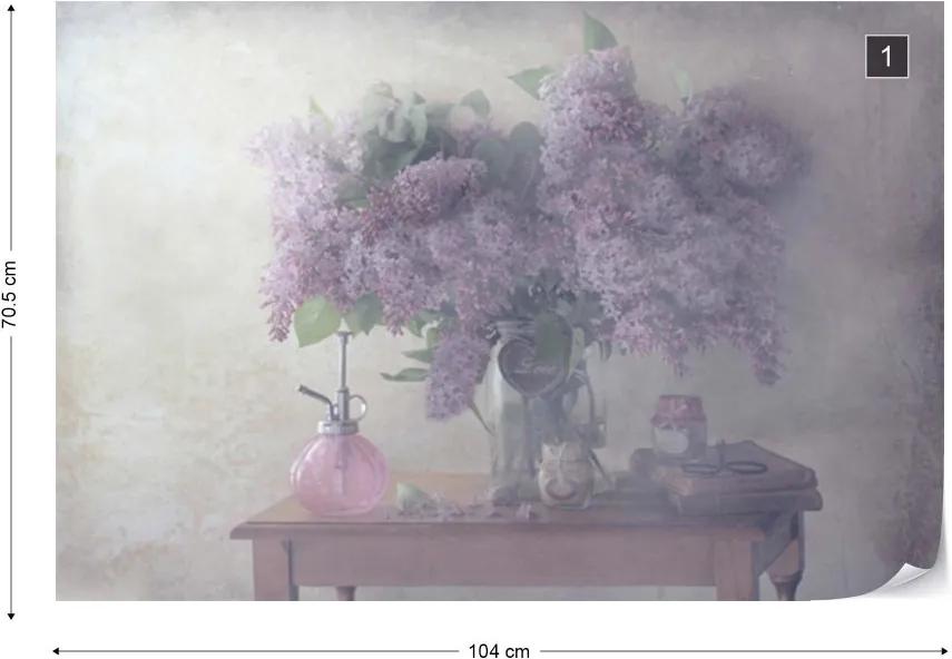 Fototapeta GLIX - Sweet Lilacs + lepidlo ZADARMO Vliesová tapeta  - 104x70 cm