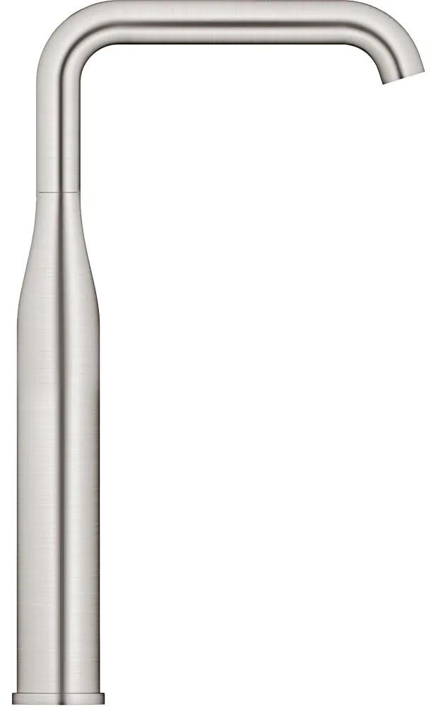 GROHE Essence páková batéria pre umývadlové misy, bez odtokovej súpravy, výška výtoku 322 mm, Supersteel, 32901DC1