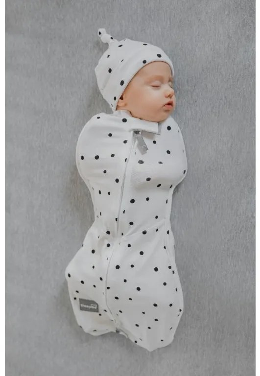 Zavinovačka Sleepee First Step Swaddle s čiapočkou zadarmo Bloom