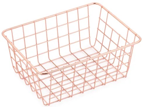 BISK Erga Niagara, drôtený košík 245x180x95 mm na postavenie, medená, ERG-08058