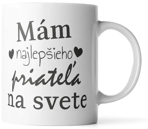 Sablio Hrnek Já mám nejlepšího přítele na světě - 200 ml - espresso