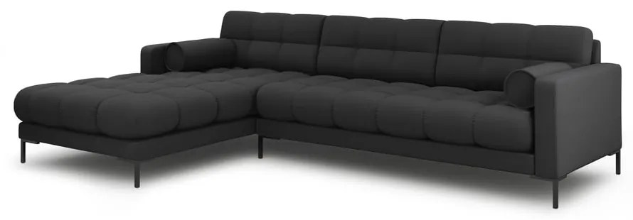 Tmavosivá rohová pohovka (ľavý roh) Bali – Cosmopolitan Design