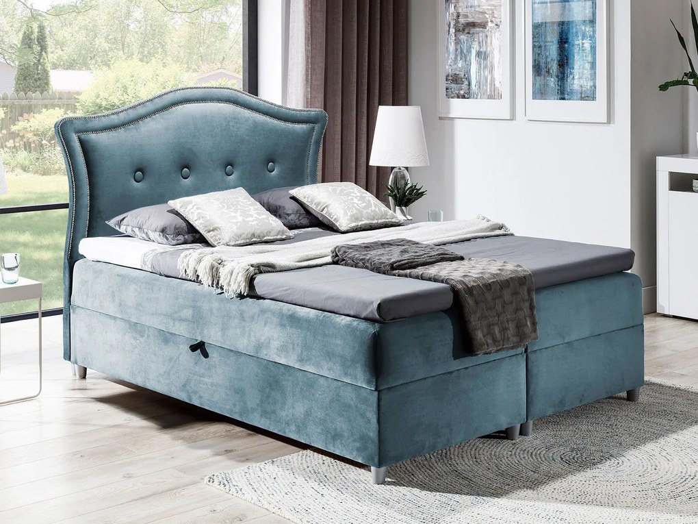 PROXIMA.store - Kontinentálna boxspring posteľ WILLOW ROZMER: 140 x 200 cm