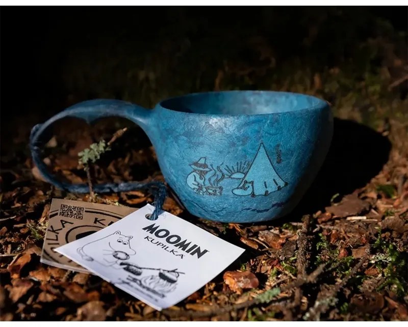 Hrnček kuksa Kupilka Moomin Camping 0,21l, modrý
