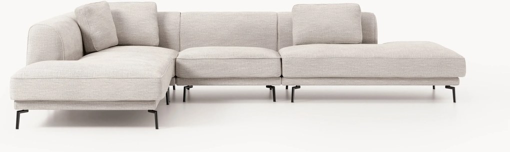 Modulárna rohová pohovka's ležadlovým koncom Allpa (4-miestna)