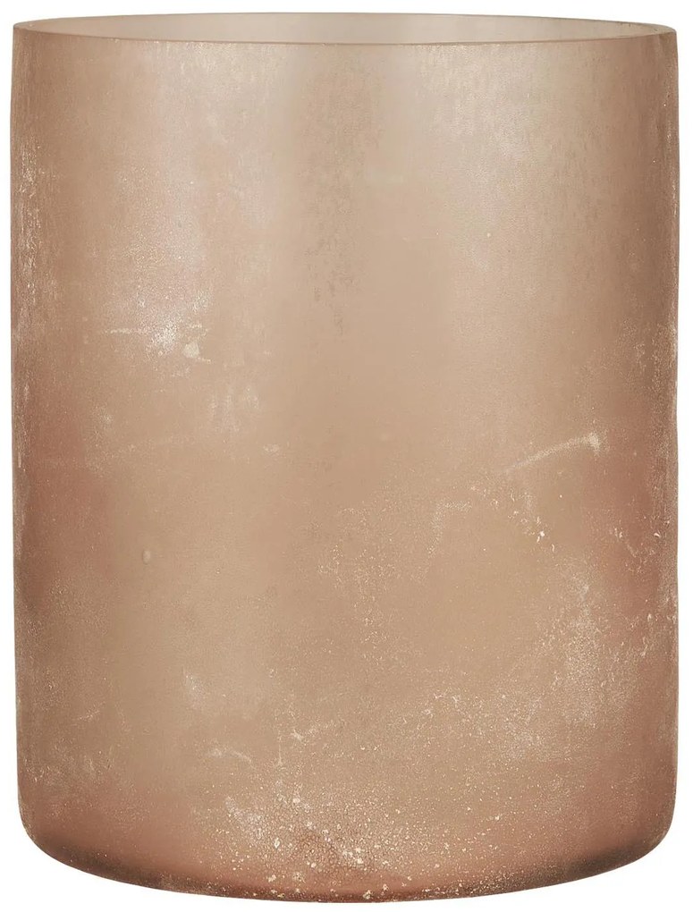 IB Laursen Ružový sklenený svietnik UNIQUE