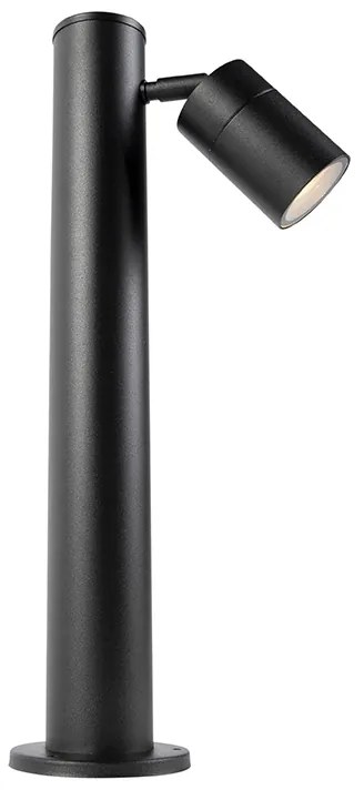 Vonkajšia lampa čierna 45 cm nastaviteľná IP44 - Solo