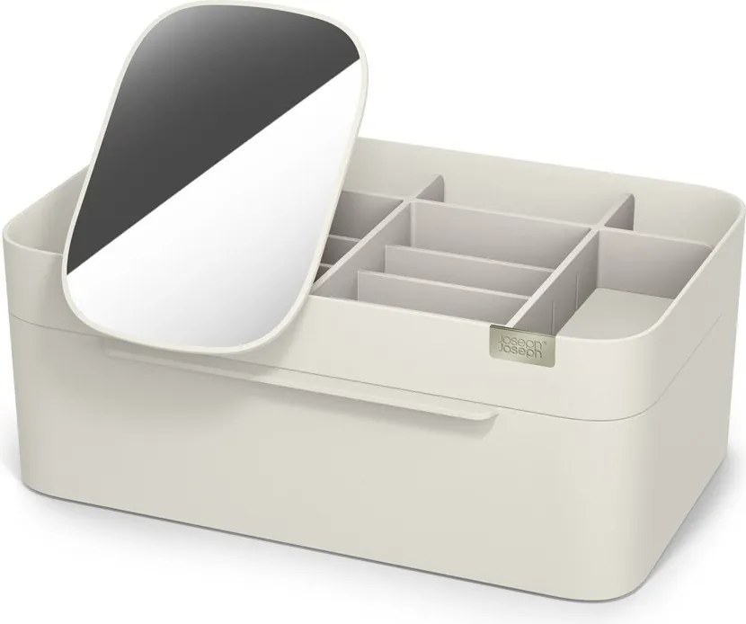 Béžový plastový kúpeľňový organizér na kozmetiku Viva – Joseph Joseph
