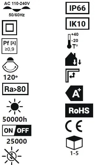 BERGE Stropné LED svietidlo PERO PROFESSIONAL 16W - neutrálna biela