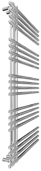 Kúpeľňový rebríkový radiátor INOX 368W/230V 109x53 cm nerez/lesklý chróm
