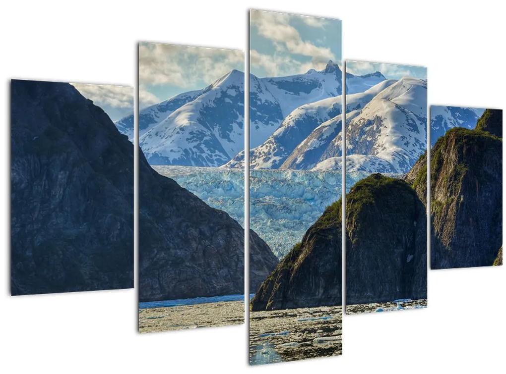 Obraz krajiny s horami (150x105 cm)