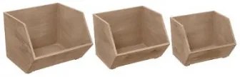 Drevená bednička, úložný box stohovateľný, STACKY (M - 26x25x22)