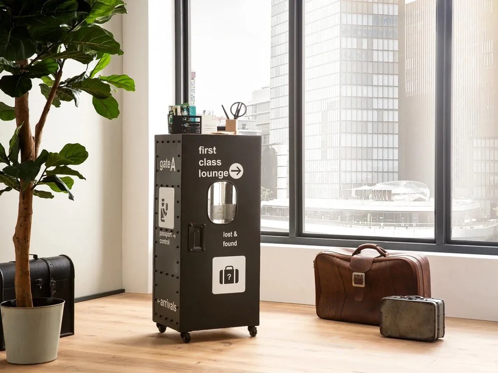 furniture-nabytek.cz - Masívny barový regál Aeroplane Trolley