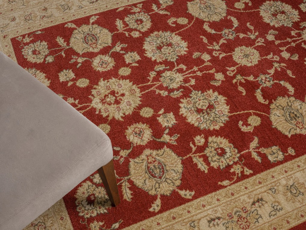 My Flair, Kusový koberec Maryam 3 weinrot, 200x290, červená, chodba / predsieň