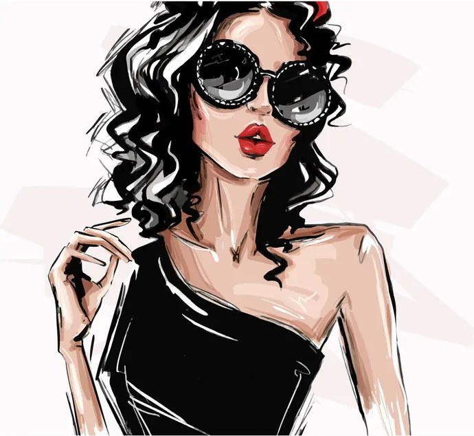 Obraz - Fashion woman (120x50 cm)