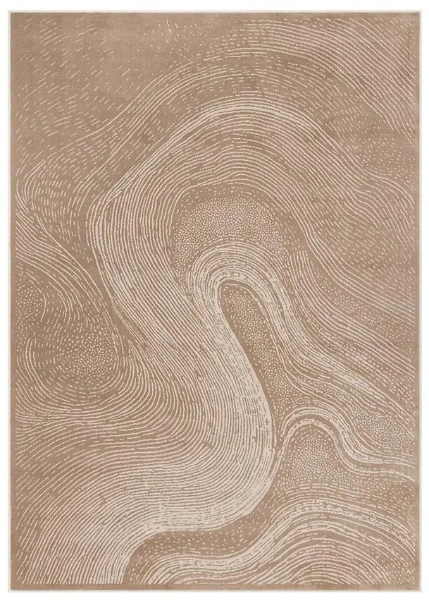 Koberec FD Sensi Branco 0,8/1,5 tmavobéžový