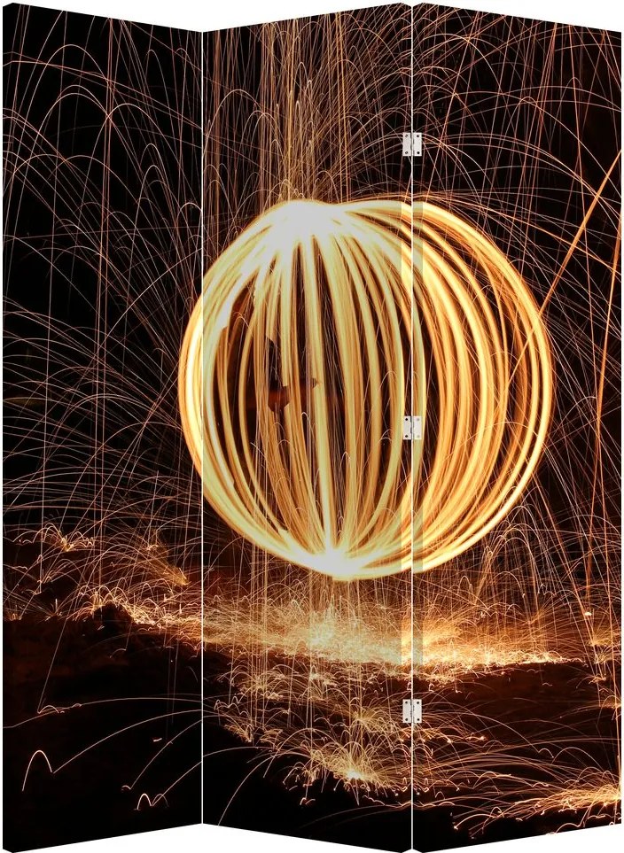 Paraván - Svetelné gule (126x170 cm)