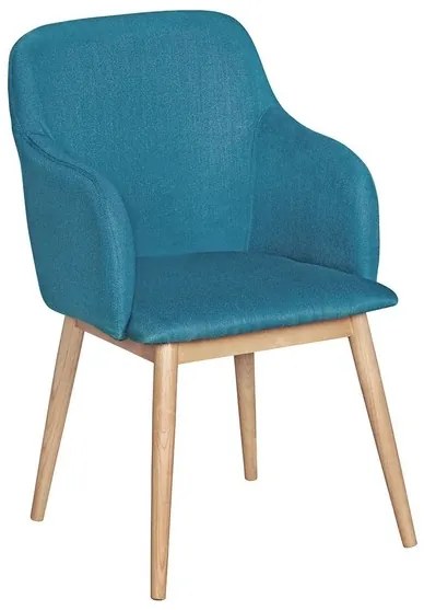 Wohnling Jedálenská stolička v škandinávskom štýle (petrolejová)  (100235621)