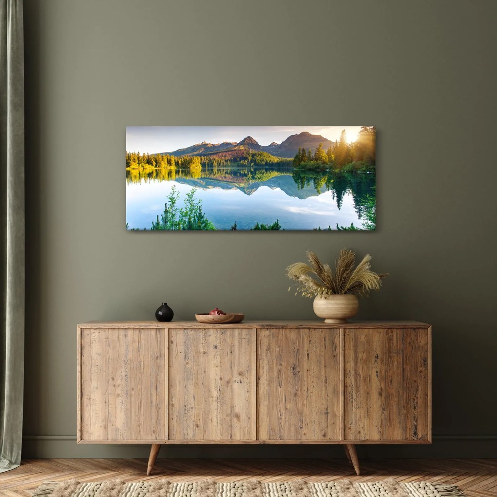 Obraz - Jazero (120x50 cm)