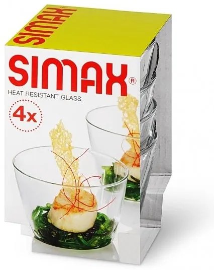 SIMAX MISKA NA PREDJEDLÁ LUNA 6 CM SADA 4 KS
