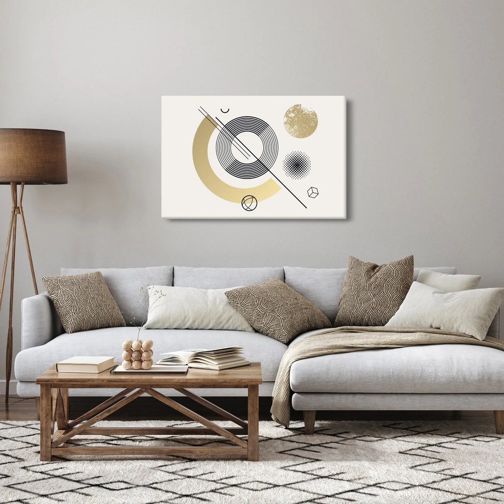 Obraz - Geometrické tvary N⁰2 (90x60 cm)
