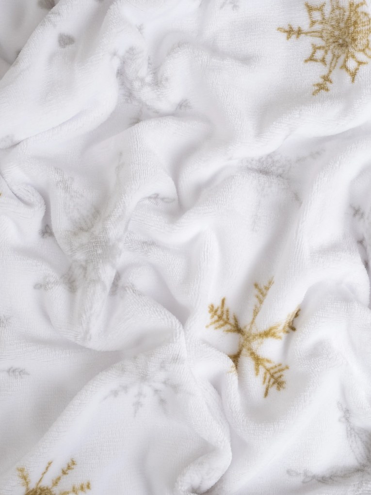 Obliečka na vankúš mikroplyš Exclusive 40 × 60 cm - Frozen biela