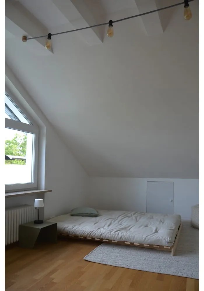 Béžová ľanová rozkladacia pohovka 160 cm Roots - Karup Design