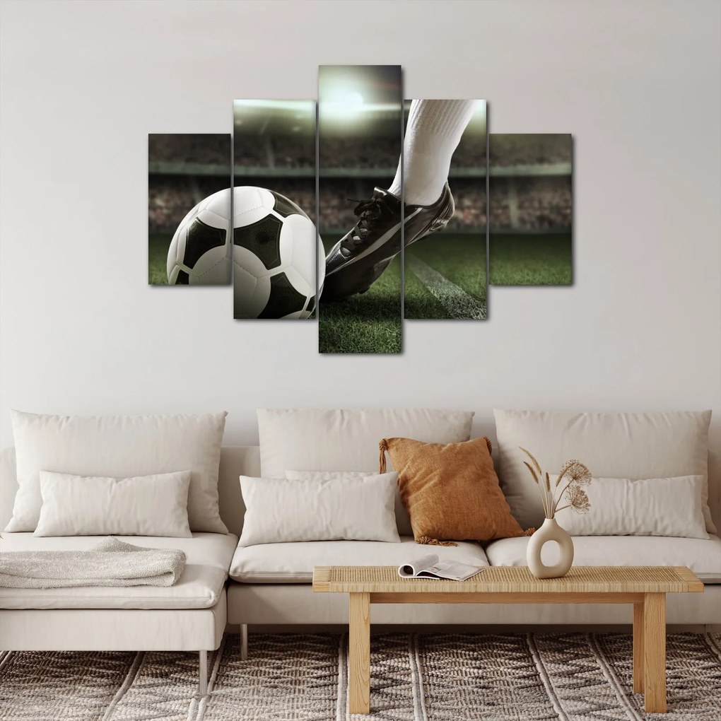 Obraz - Futbalová lopta (150x105 cm)