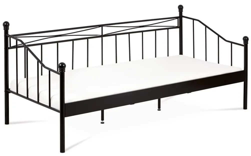 AUTRONIC Kovová posteľ 90x200 BED-1905 BK