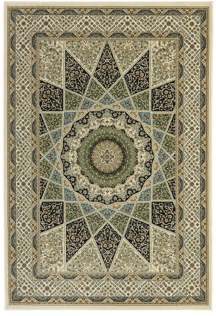 Koberce Breno Kusový koberec RAZIA 1330/ET2X, béžová, viacfarebná,133 x 190 cm