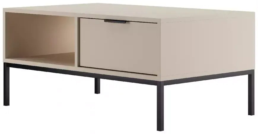 Konferenční stolek Austin 100 cm kašmír/černá