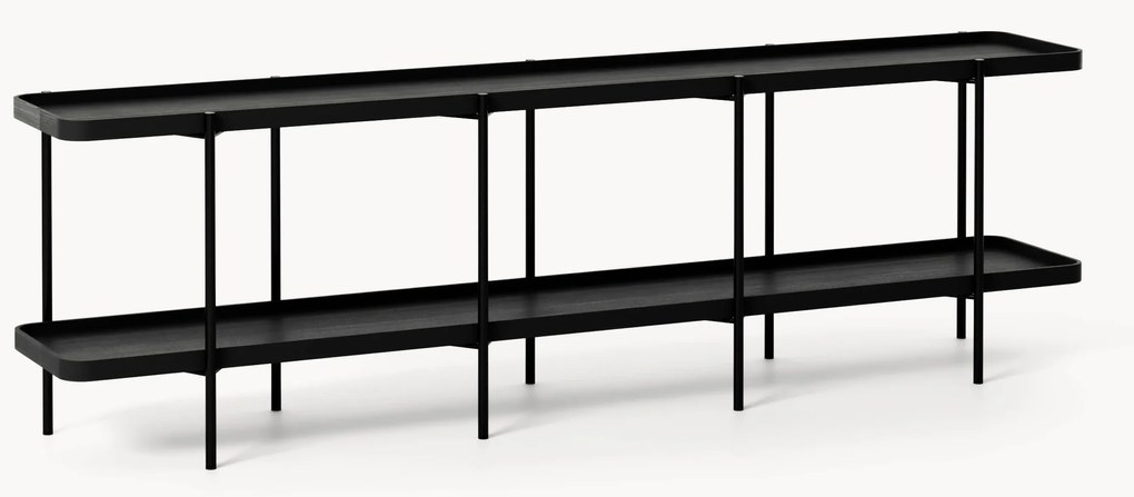 Nízky drevený regál Renee