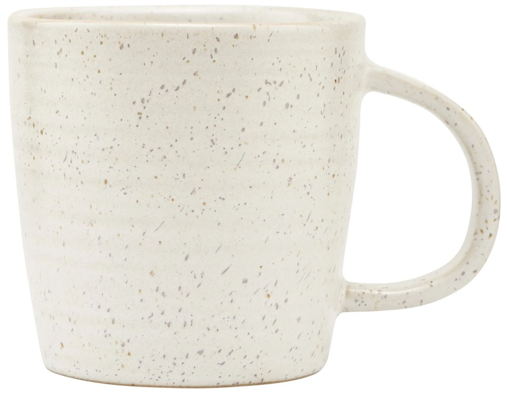 House Doctor Porcelánový hrnček Pion Grey/White 350 ml