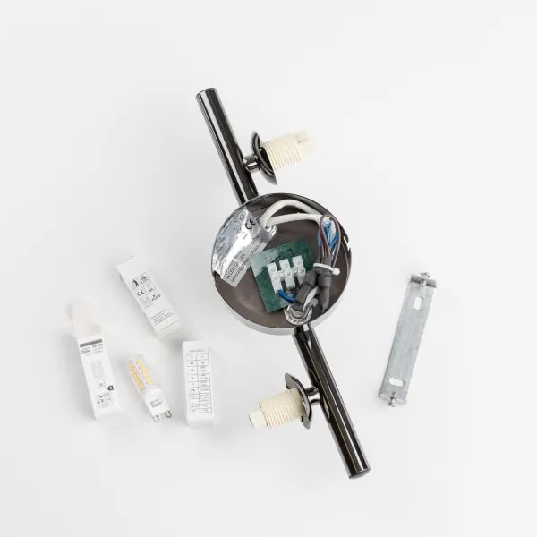 Brilagi - LED Nástenné svietidlo MILLA 3xG9/3W/230V lesklý chróm/zlatá