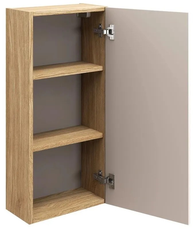 Závesná kúpeľňová skrinka Nova White 83-30-1D biela