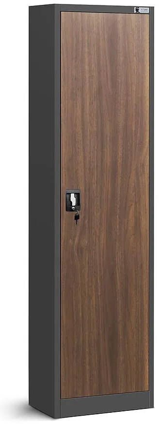 Kancelárska skriňa Alex kovová antracit/orech