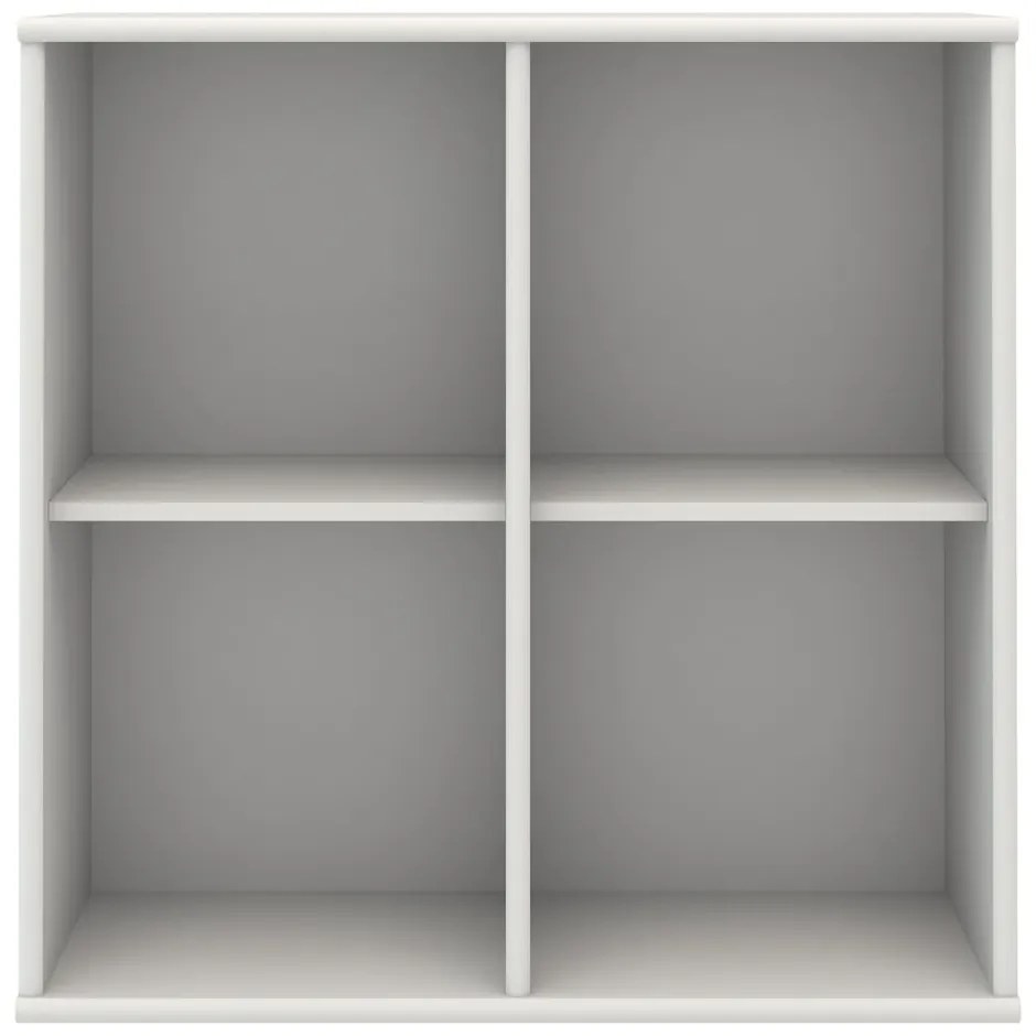 Biela nástenná knižnica Mistral 025