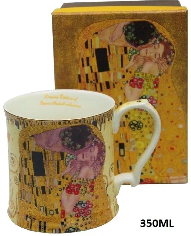 Hrnček 350 ml Gustav Klimt Kiss The Kiss, Queen Isabell, 22522