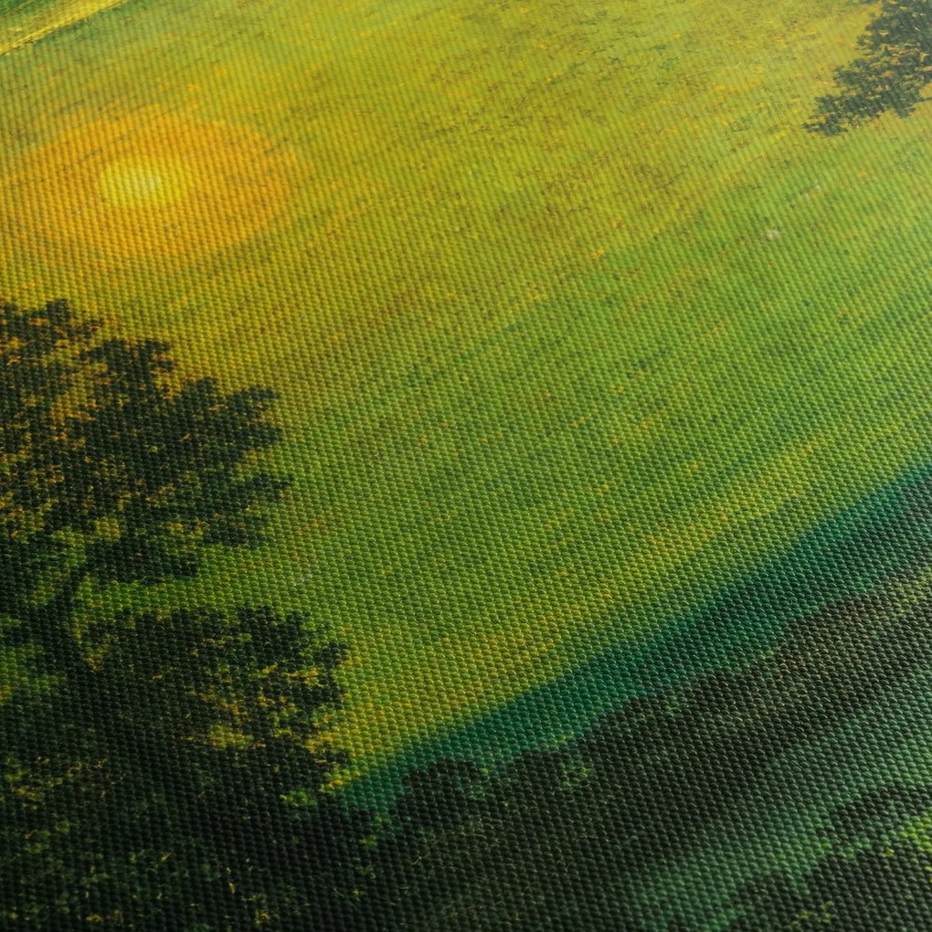 Obraz - Imitator of Ralph Albert Blakelock, Moonlight, reprodukcia (s hodinami) (90x30 cm)