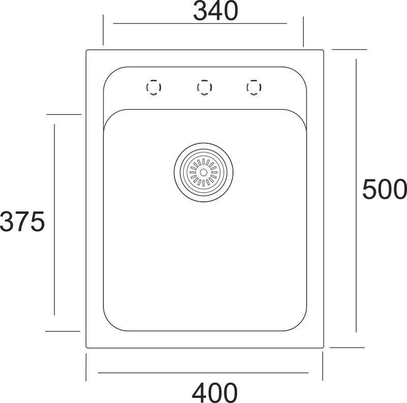 Granitový drez Sinks CLASSIC 400 Sahara