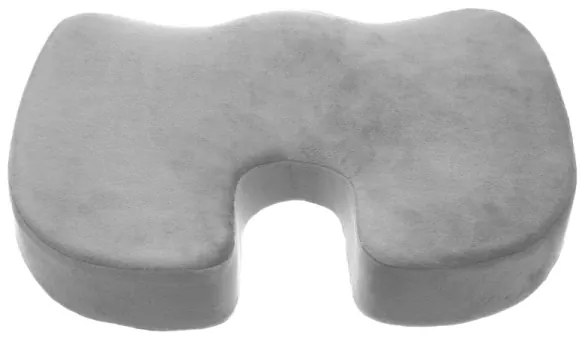 CONNECT IT CFH-5290-GY - Anatomický vankúš na stoličku šedá