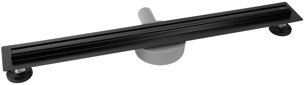 Rea Neox Slim Pro, sprchový odtokový žľab 90cm, čierna matná, REA-G2711