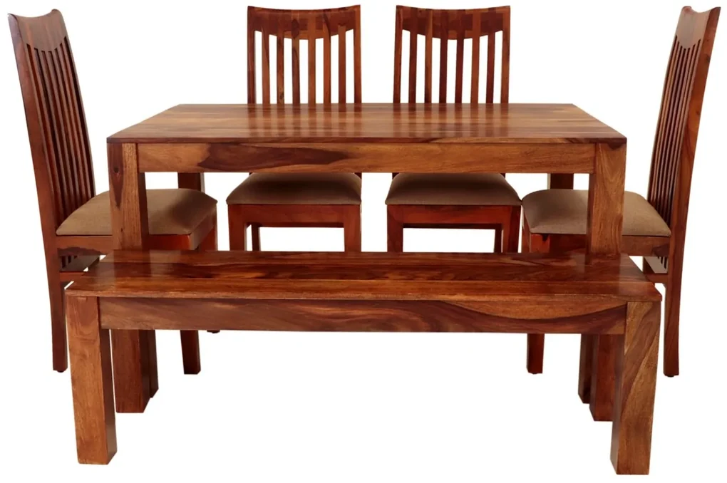furniture-nabytek.cz - Jedálenský set pre 6 osôb Gani z indického masívu palisander