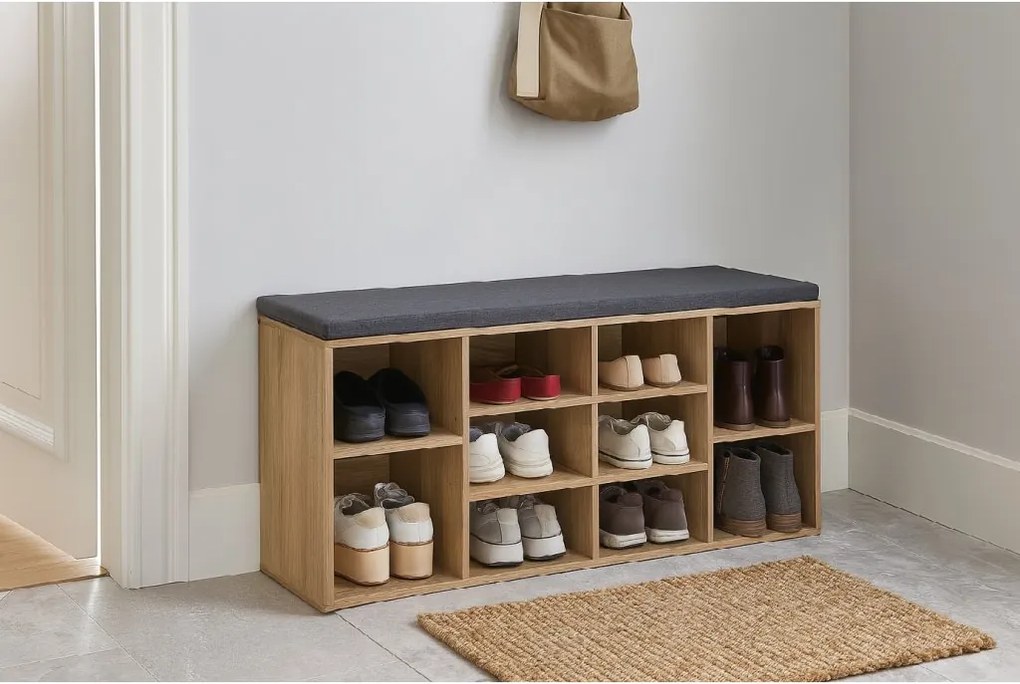 Noela Botník v prírodnom dekore s penovým sedákom SIVIO 103